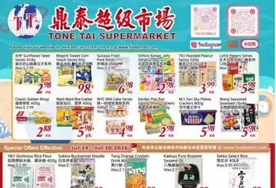 Tone Tai Supermarket Flyer July 24 to 30