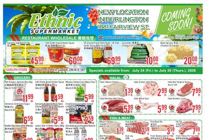Ethnic Supermarket (Guelph) Flyer July 24 to 30