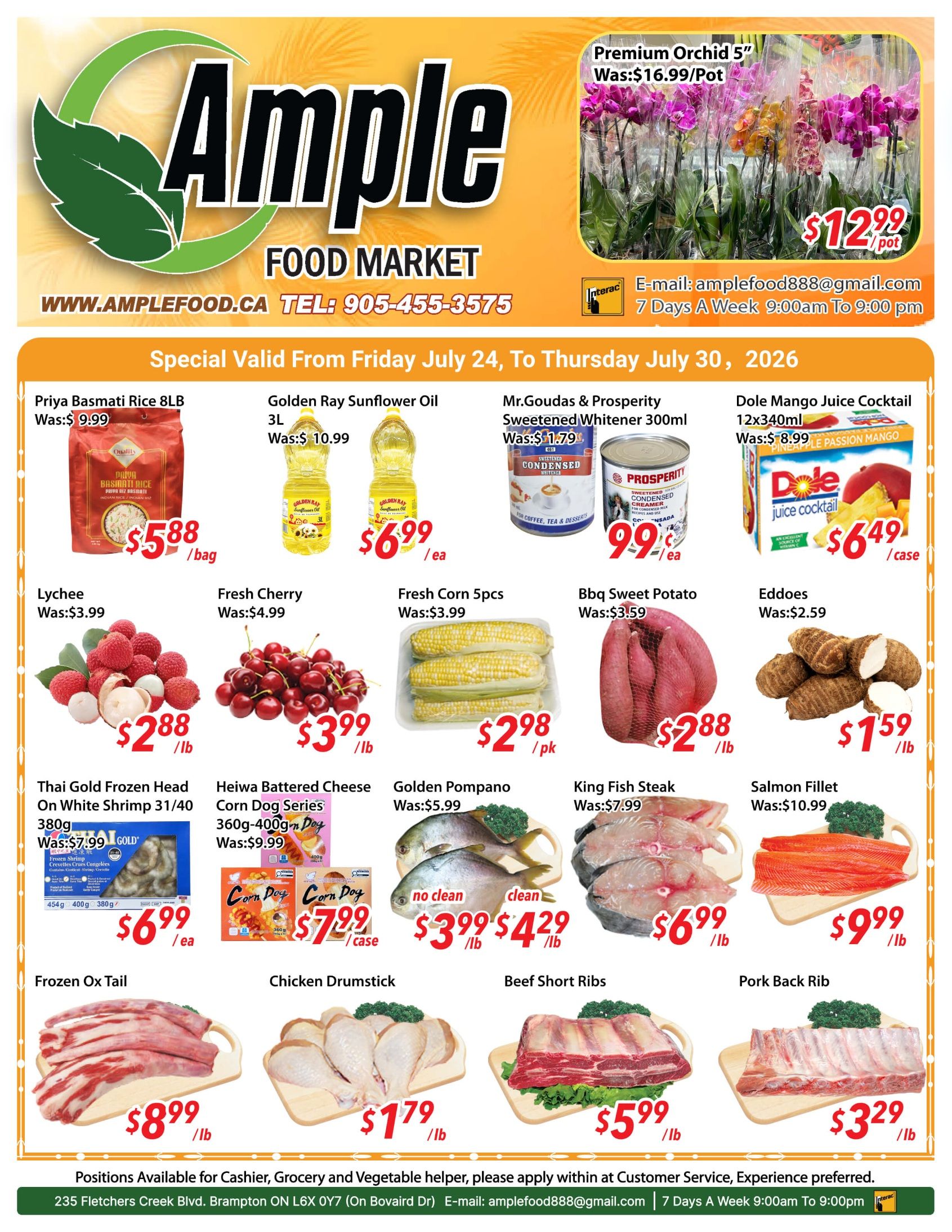Ample Food Market (Brampton) Flyer July 24 to 30