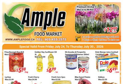 Ample Food Market (Brampton) Flyer July 24 to 30