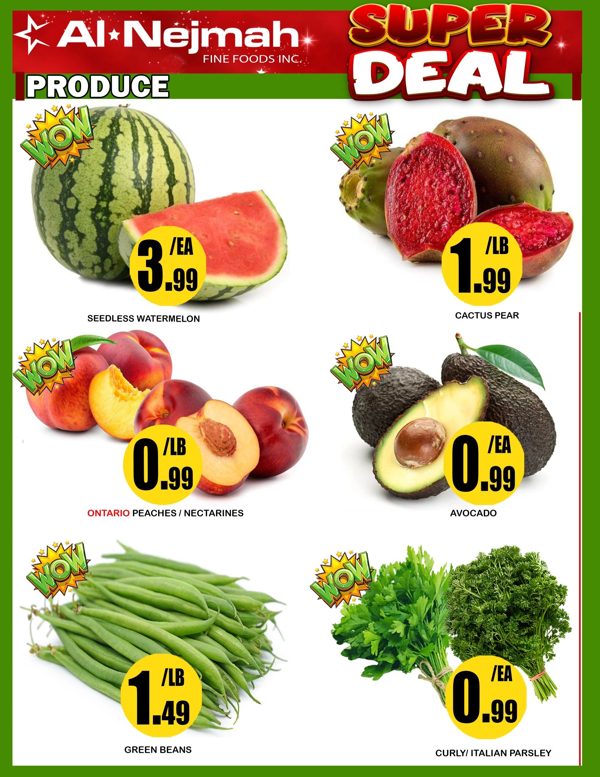 Alnejmah Fine Foods Inc. Flyer July 24 to 30