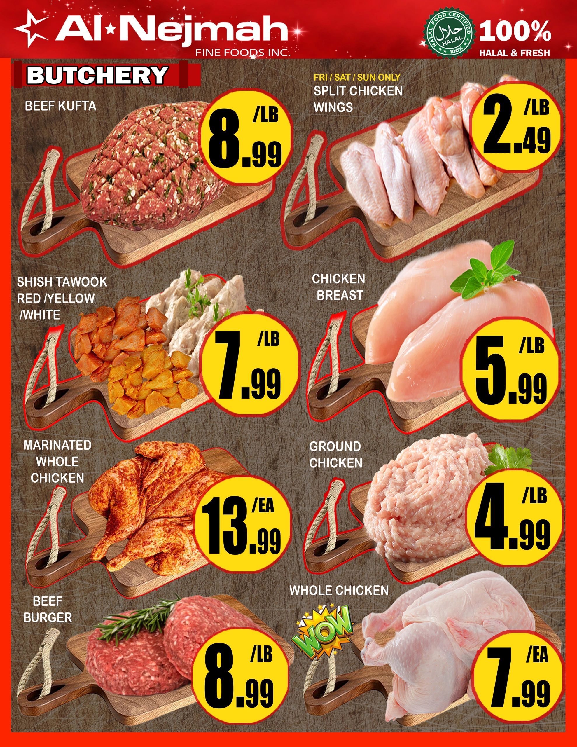 Alnejmah Fine Foods Inc. Flyer July 24 to 30