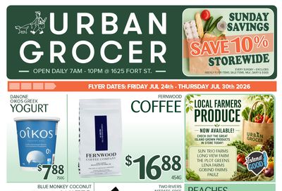Urban Grocer Flyer July 24 to 30