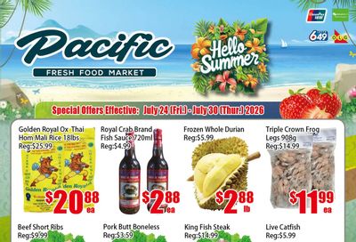 Pacific Fresh Food Market (North York) Flyer July 24 to 30