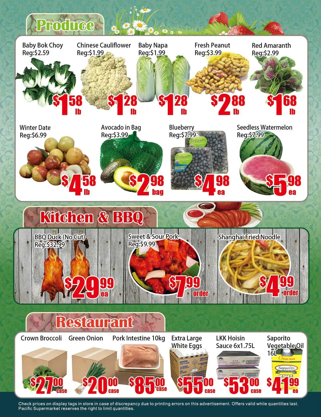 Pacific Fresh Food Market (North York) Flyer July 24 to 30
