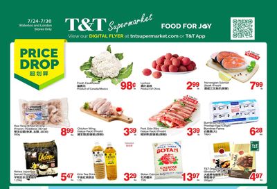 T&T Supermarket (London & Waterloo) Flyer July 24 to 30