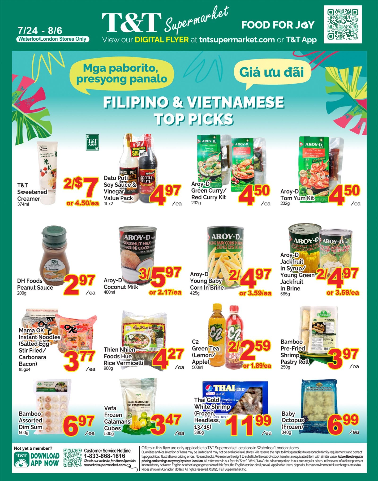 T&T Supermarket (London & Waterloo) Flyer July 24 to 30
