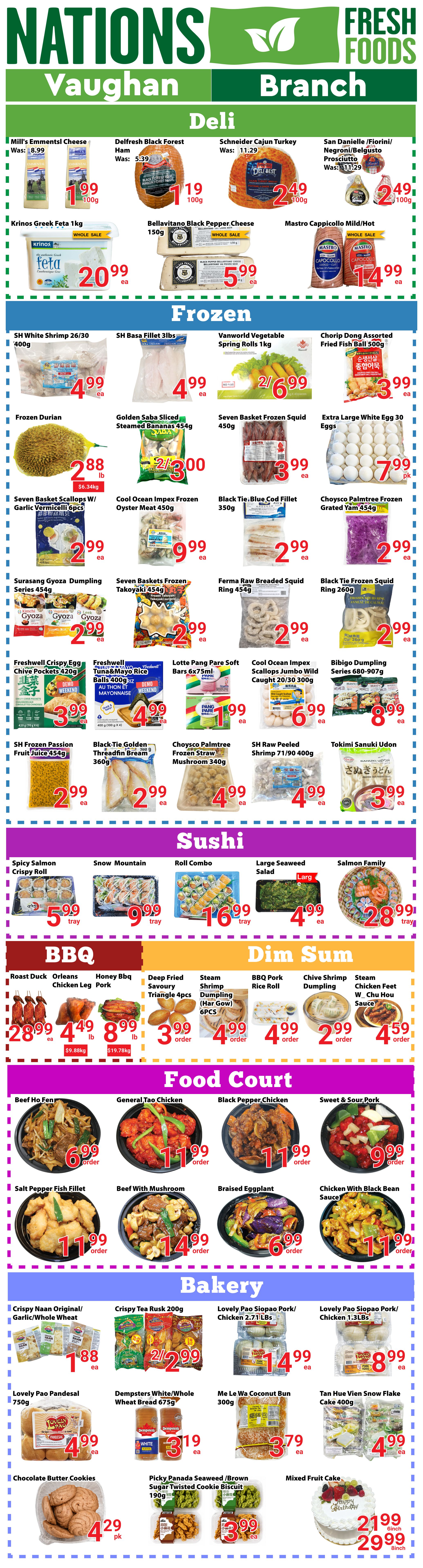 Nations Fresh Foods (Vaughan) Flyer July 24 to 30