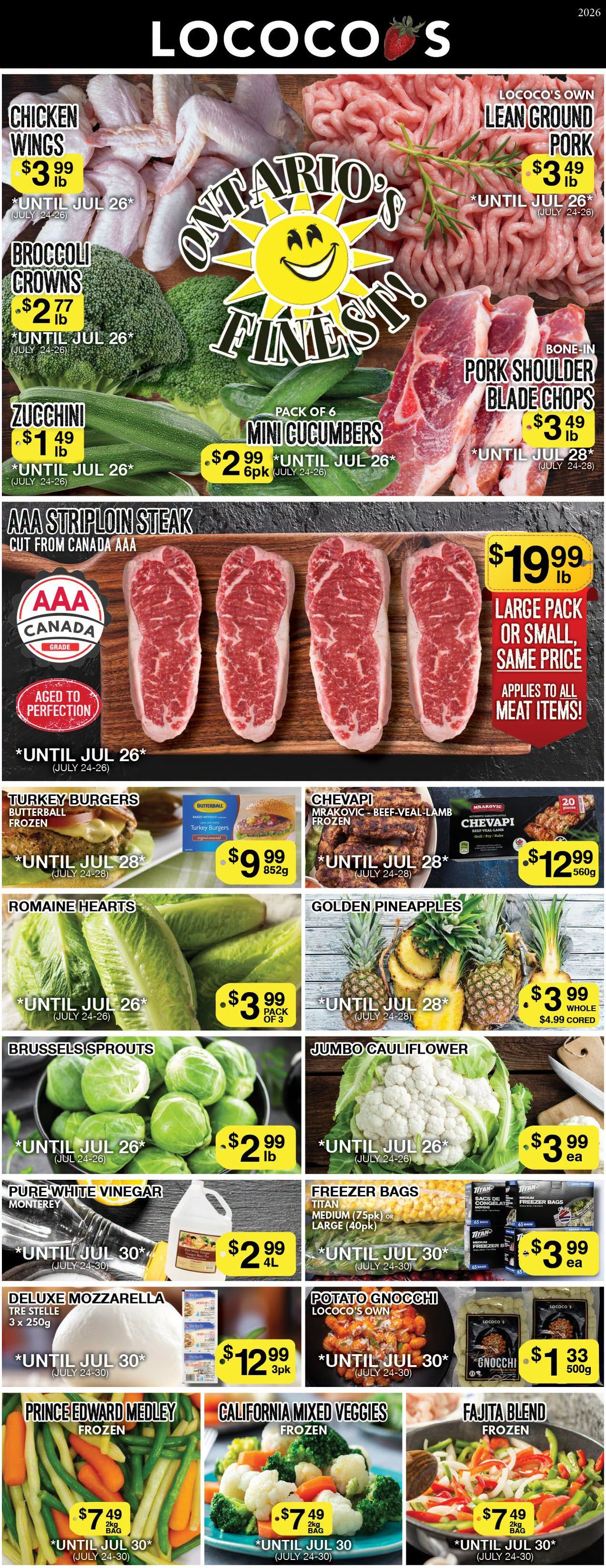 Lococo's Flyer July 24 to 28