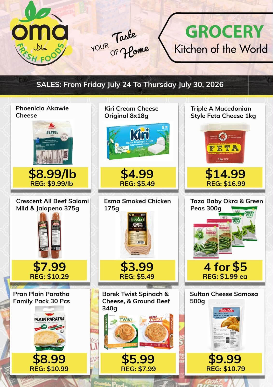 Oma Fresh Foods Flyer July 24 to 30
