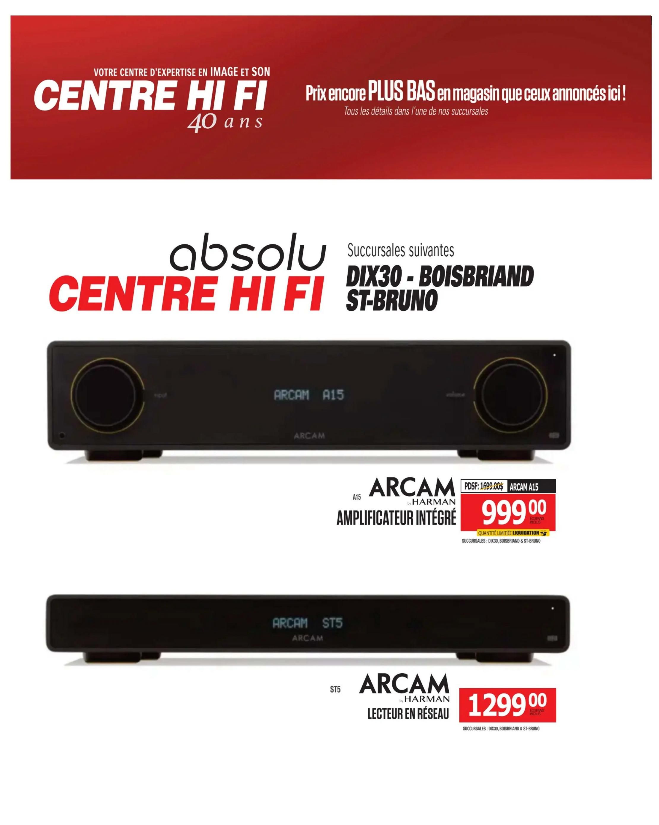 Centre Hi-Fi Flyer July 24 to 30