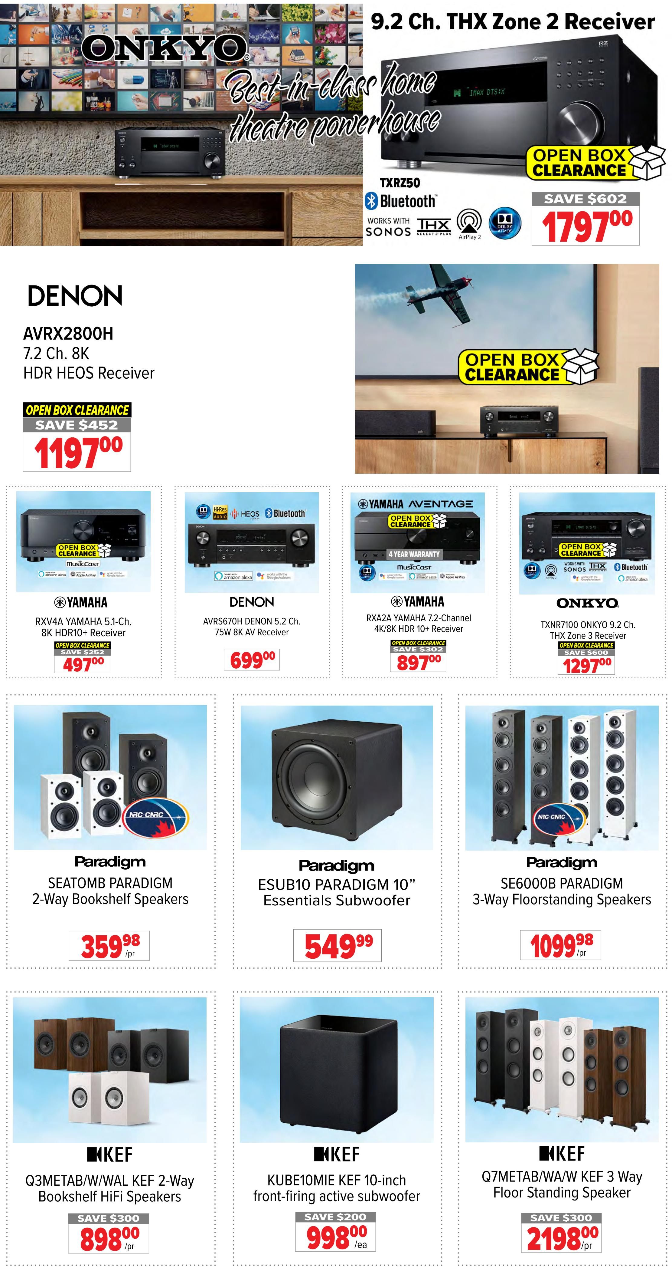 2001 Audio Video Flyer July 24 to 30