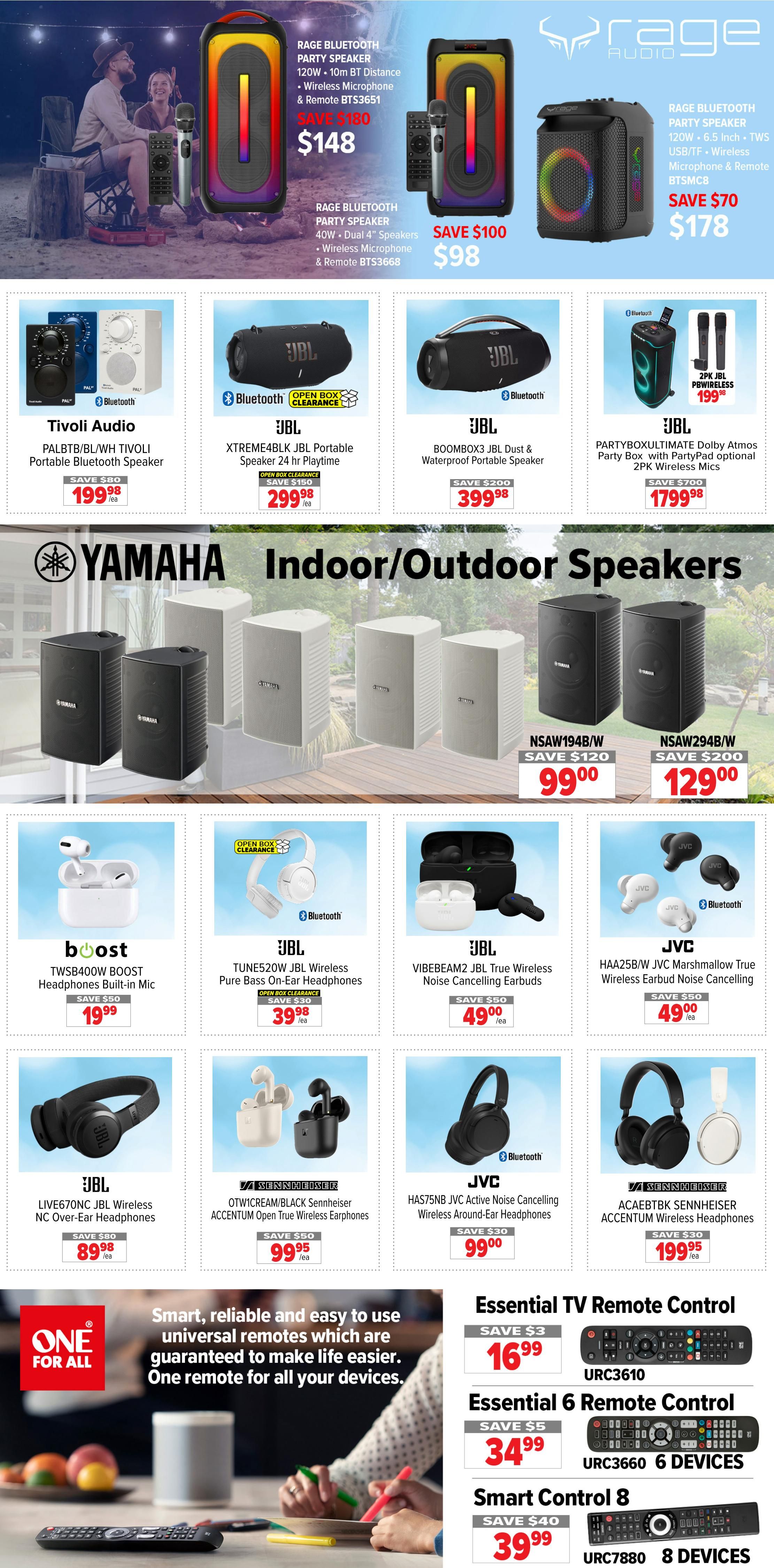 2001 Audio Video Flyer July 24 to 30