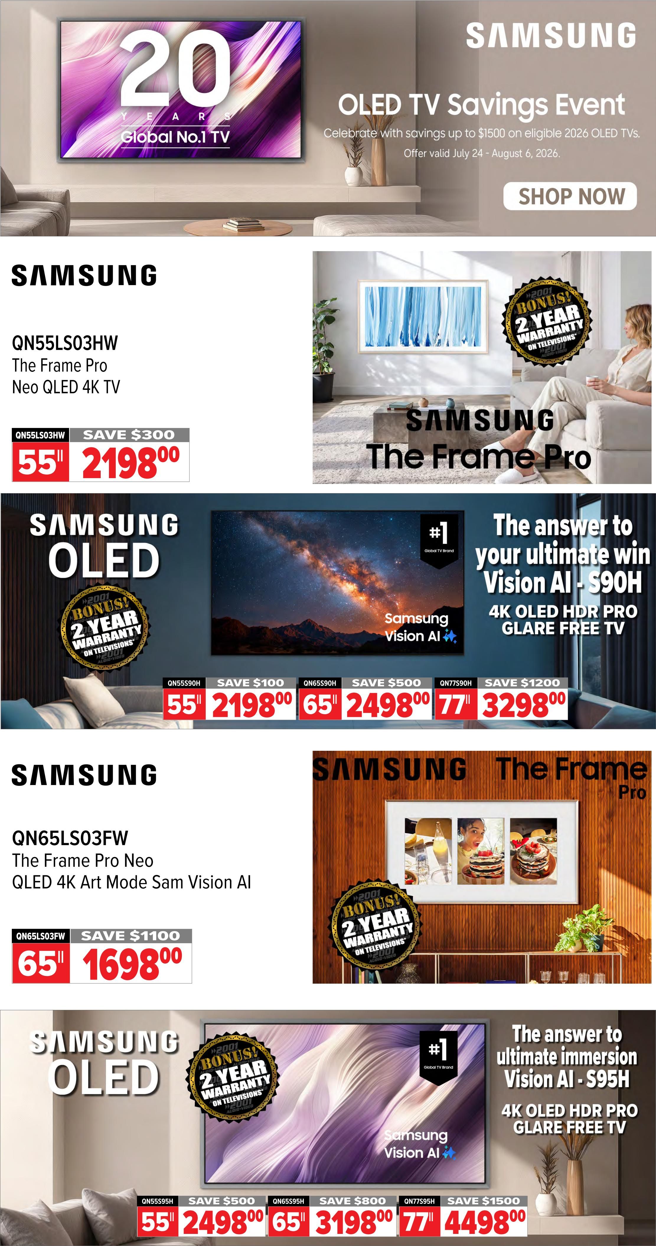 2001 Audio Video Flyer July 24 to 30