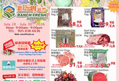 Ranch Fresh Supermarket Flyer July 24 to 30
