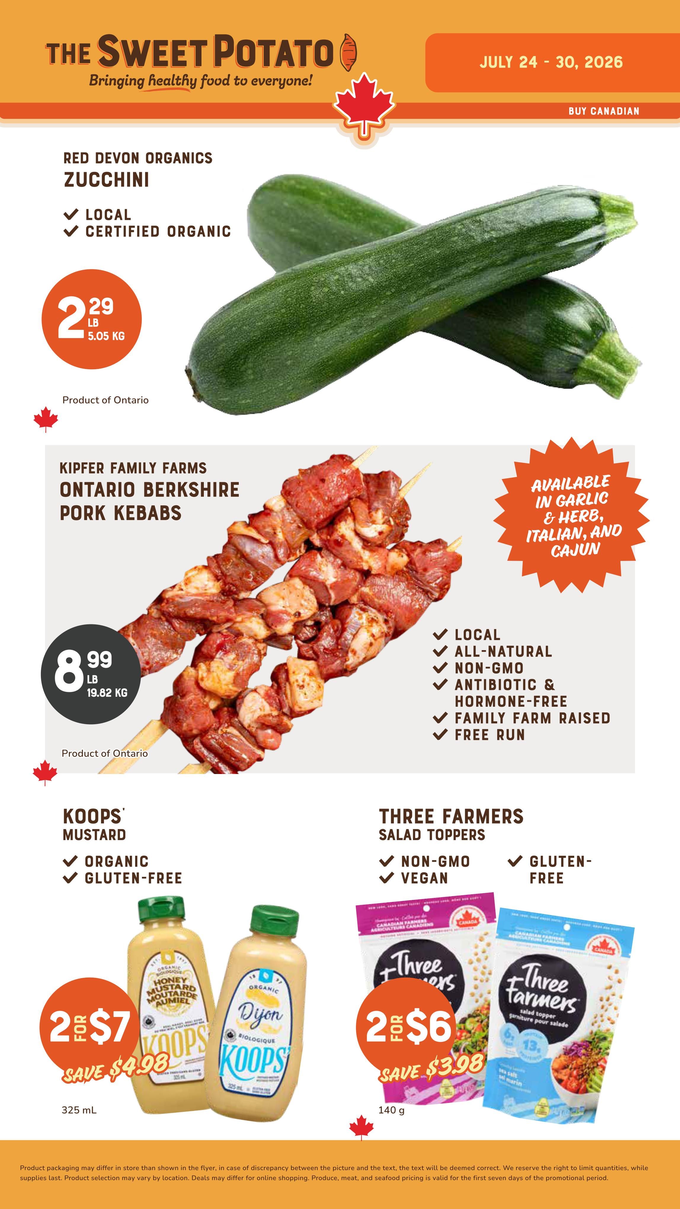 The Sweet Potato Flyer July 24 to 30