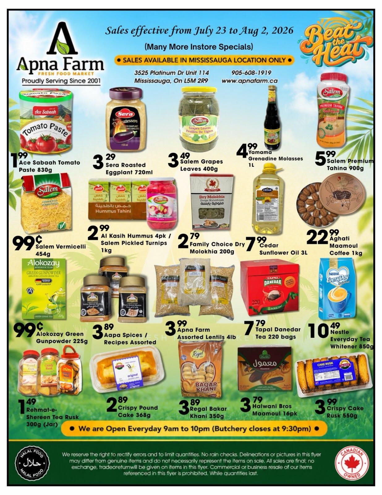 Apna Farm Flyer July 23 to August 2