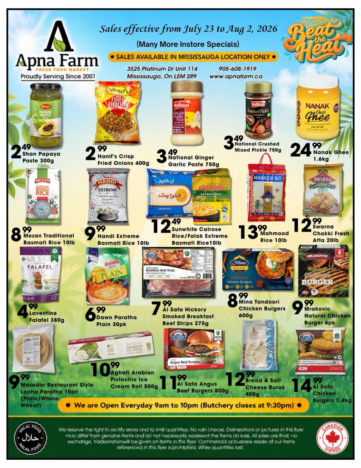 Apna Farm Flyer July 23 to August 2