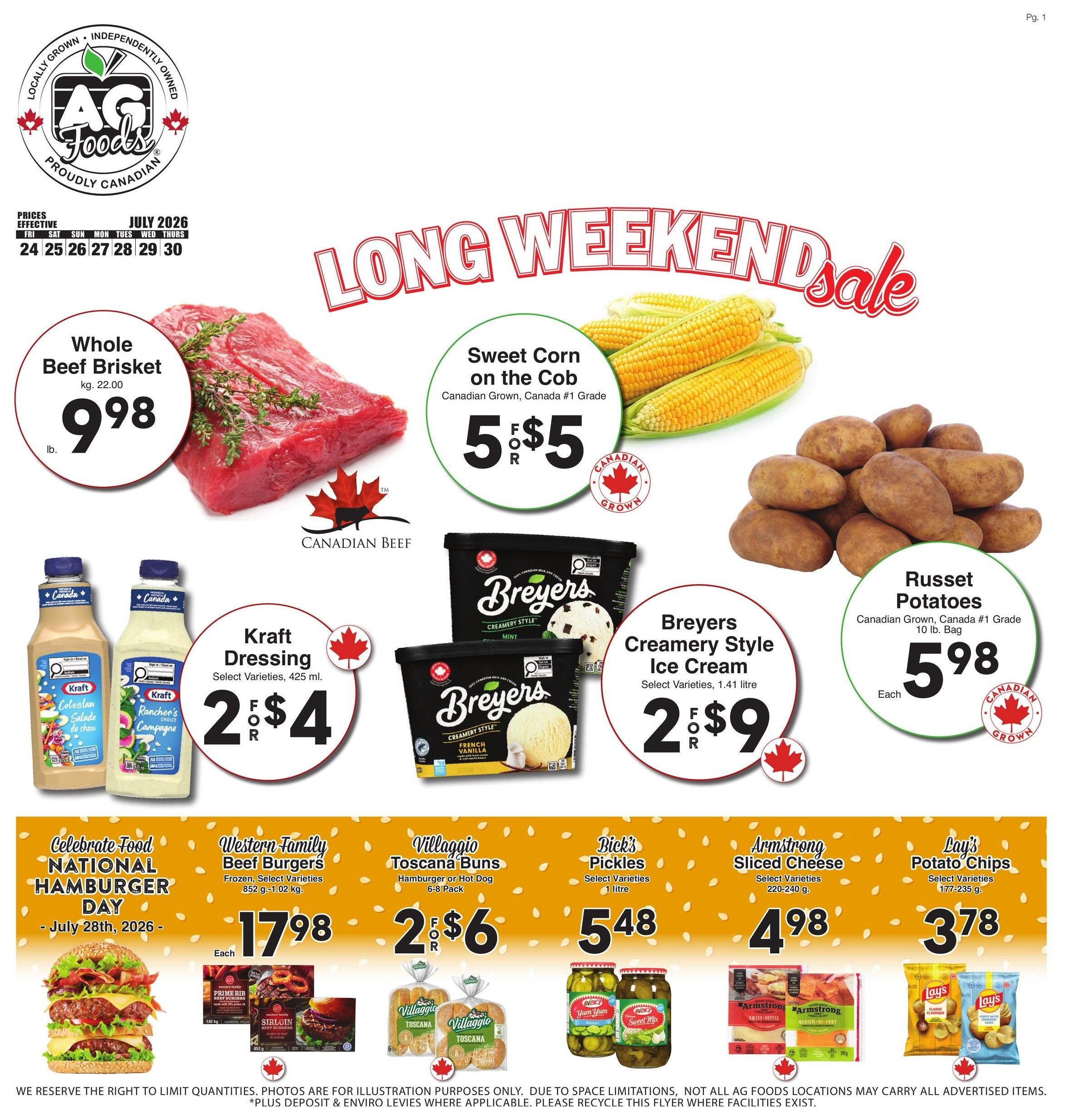 AG Foods Flyer July 24 to 30