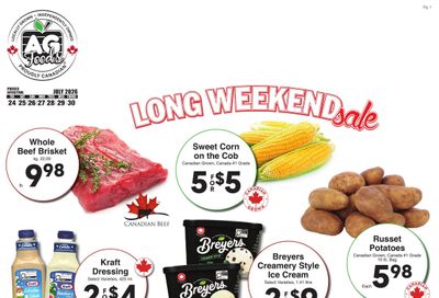 AG Foods Flyer July 24 to 30