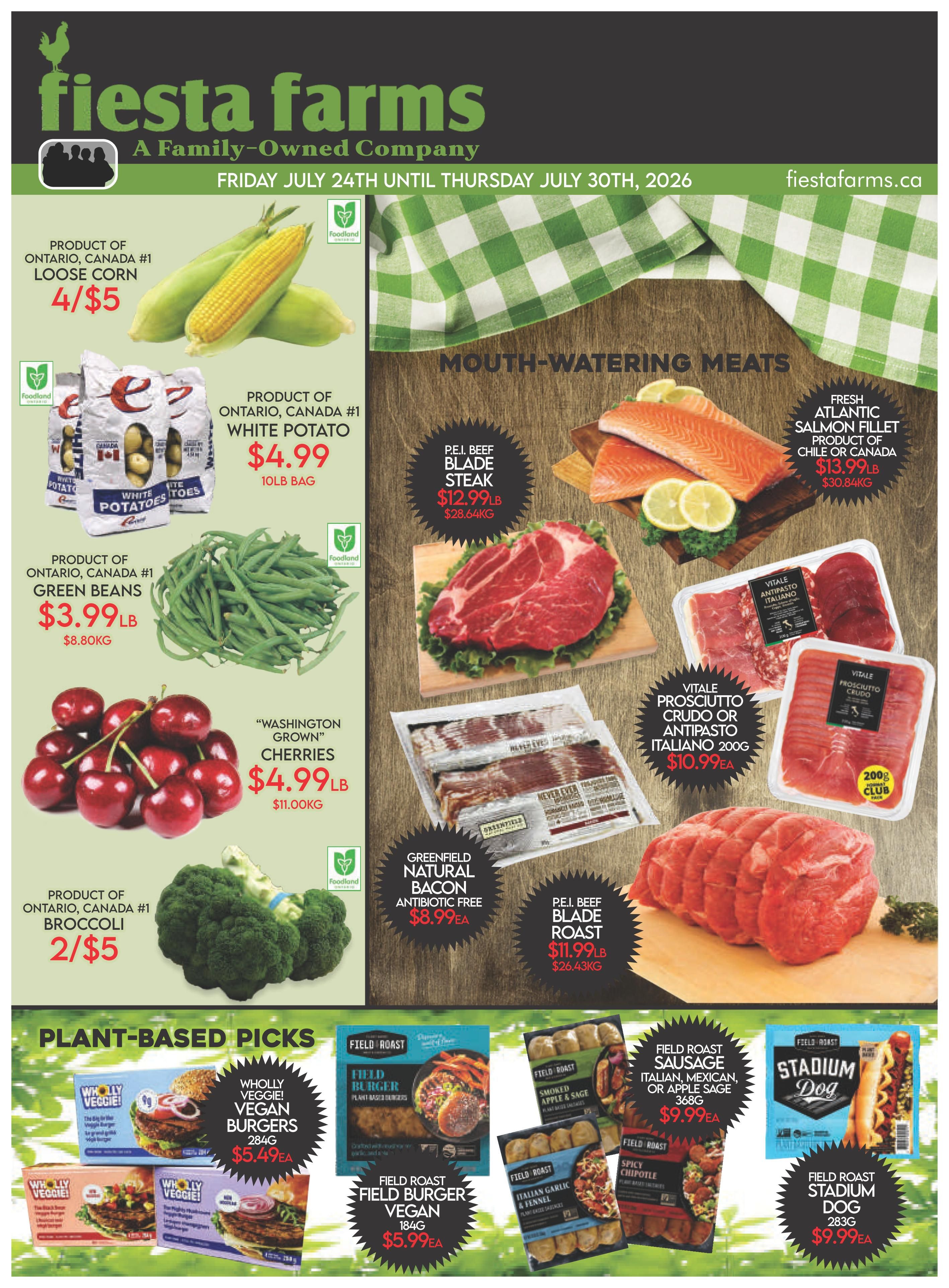 Fiesta Farms Flyer July 24 to 30