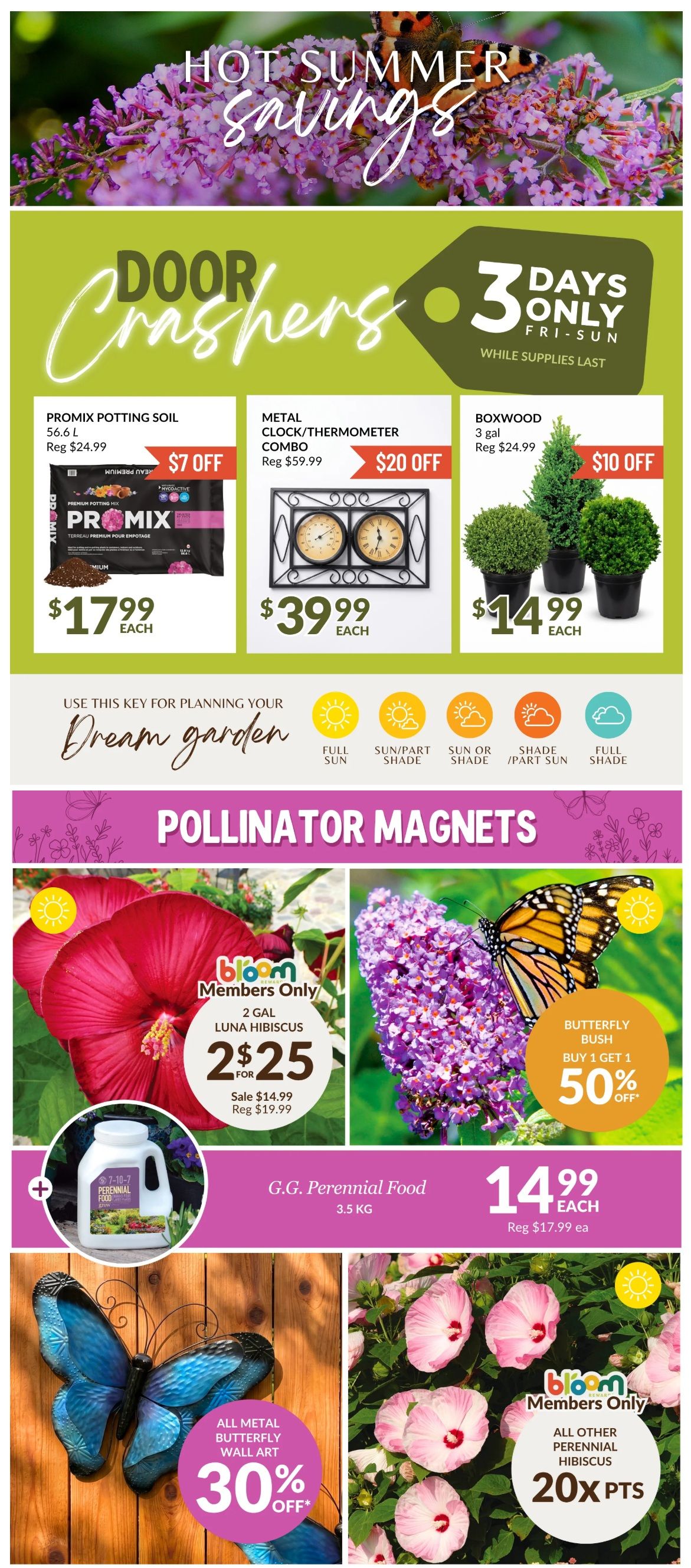 Lakeside Garden Gallery Flyer July 24 to 30