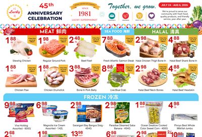 Lucky Supermarket (Calgary) Flyer July 24 to 30