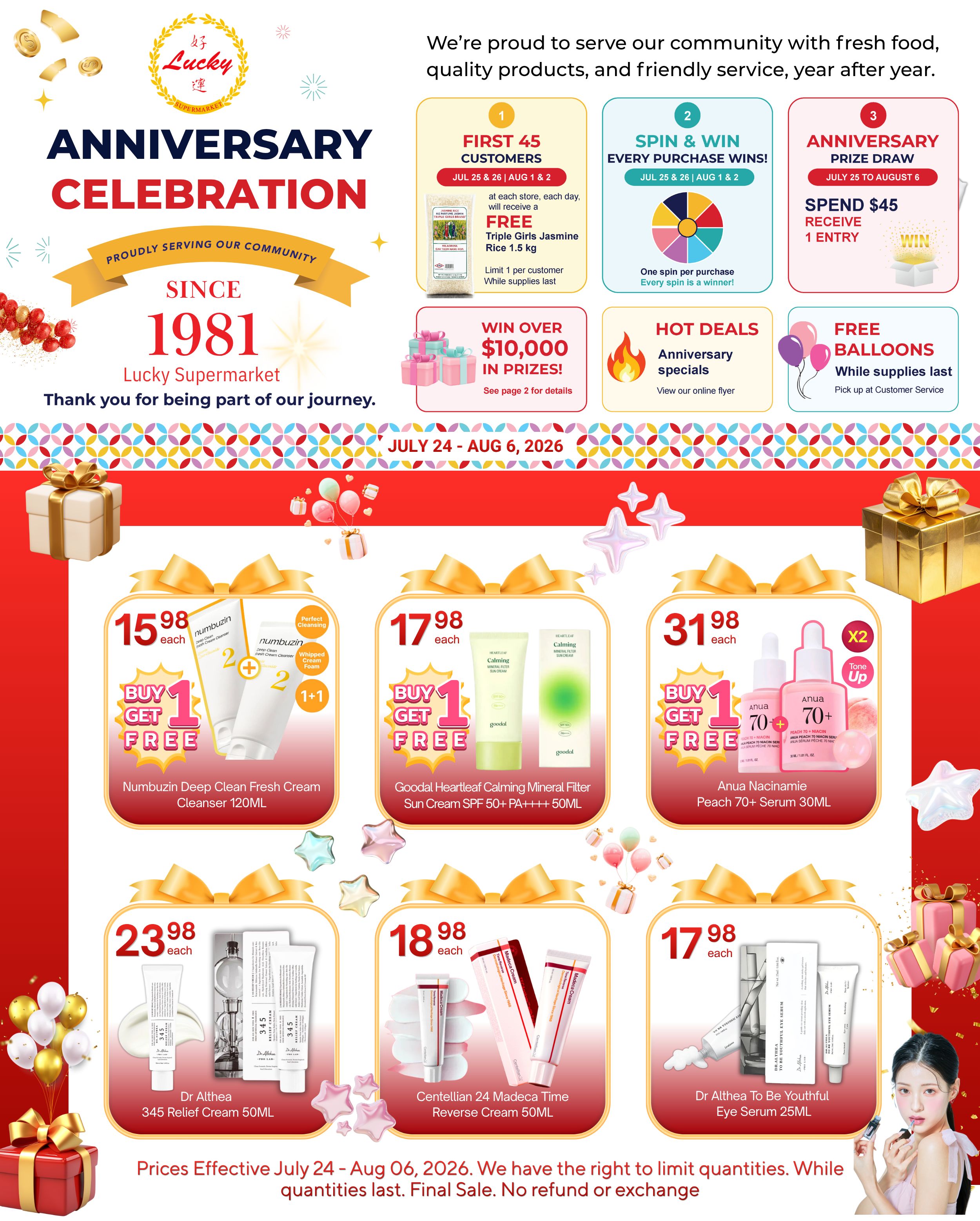 Lucky Supermarket (Surrey) Flyer July 24 to 30