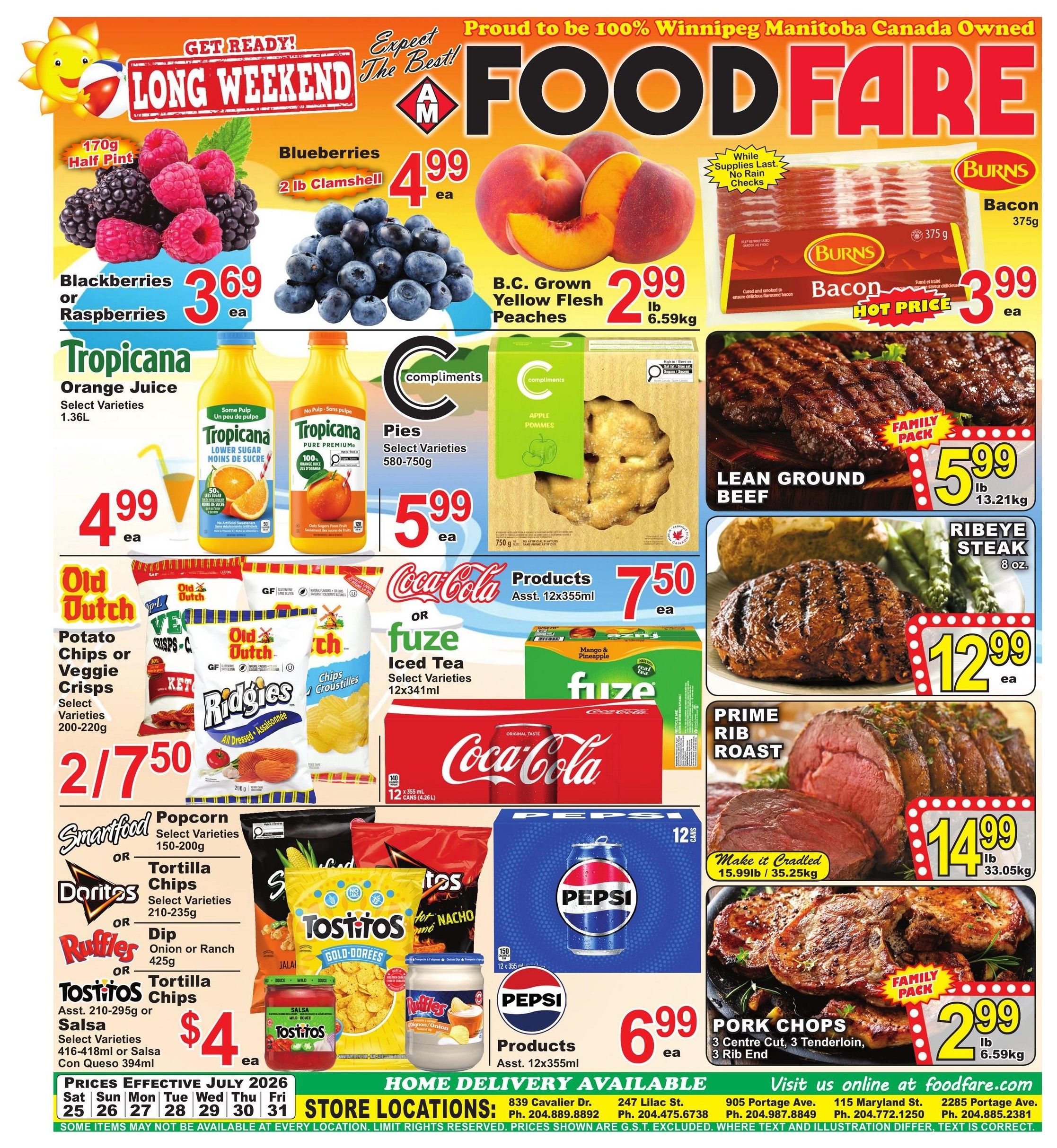Food Fare Flyer July 25 to 31