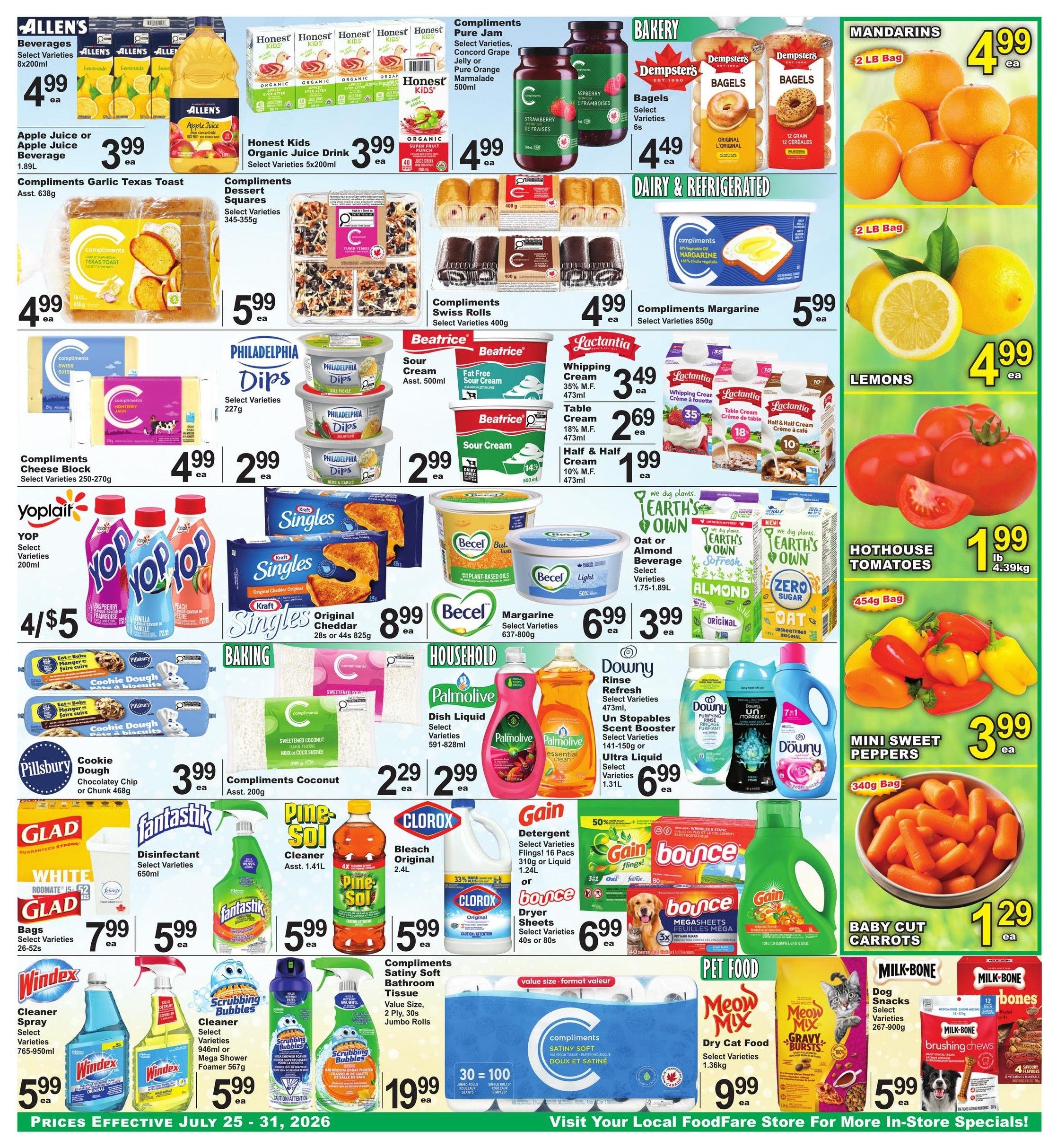 Food Fare Flyer July 25 to 31