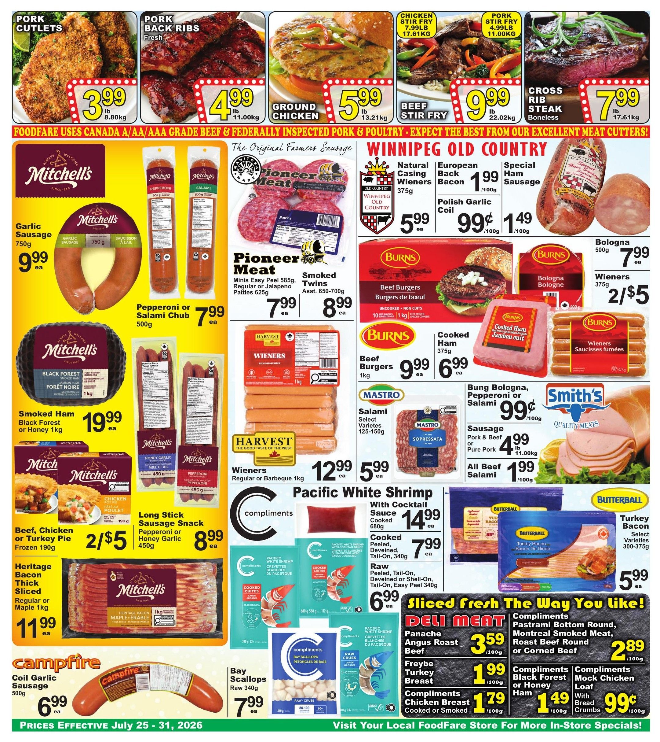 Food Fare Flyer July 25 to 31