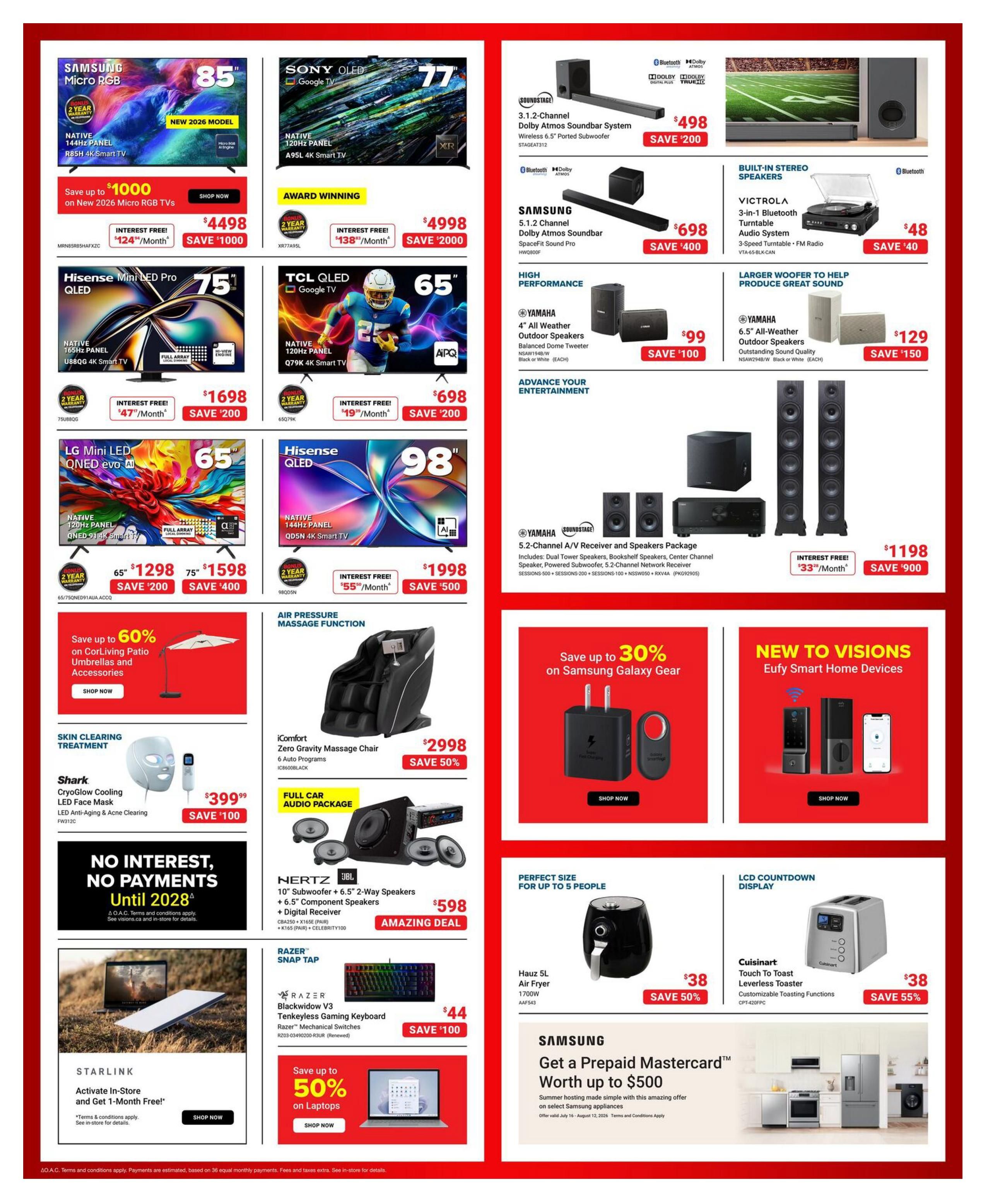Visions Electronics Flyer July 24 to 30