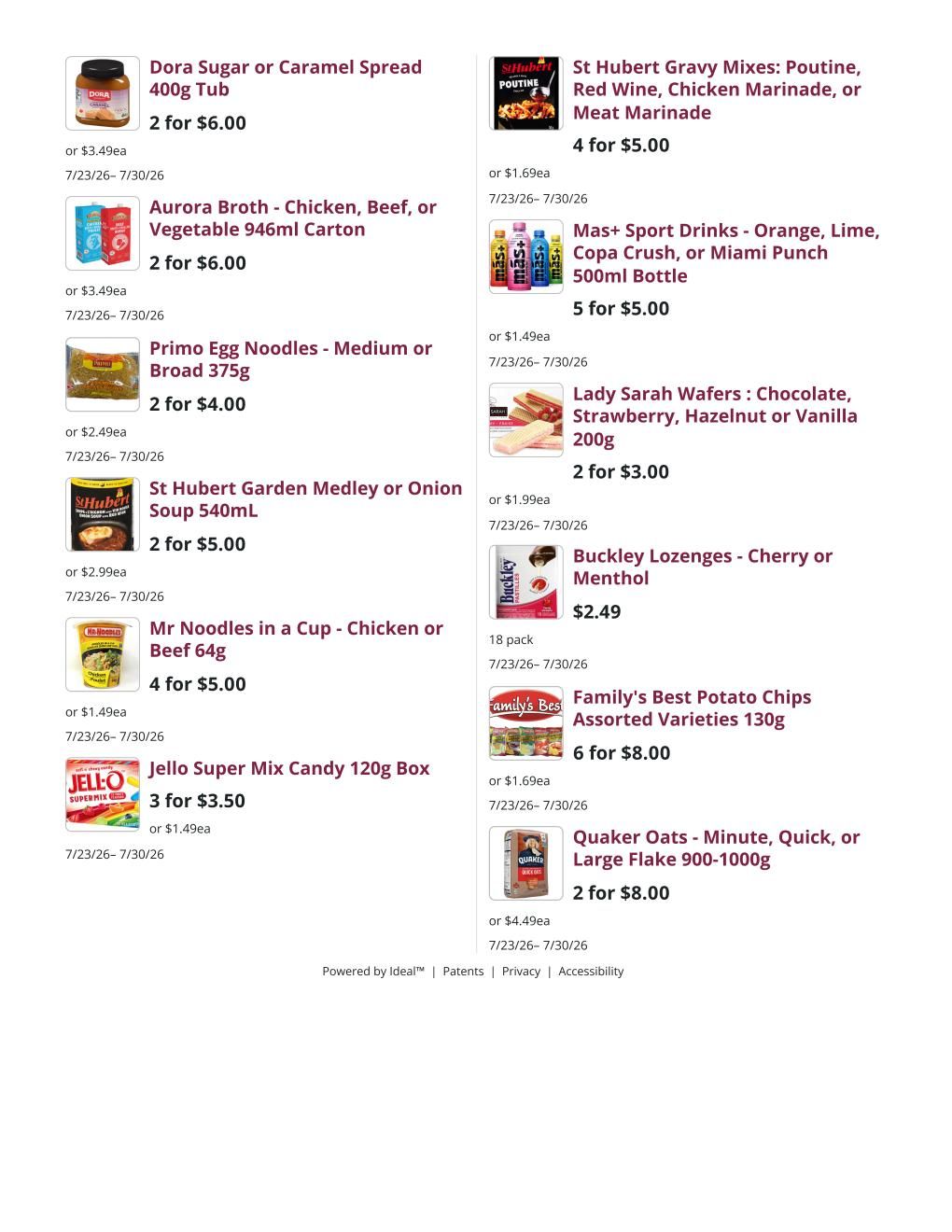 Mike Dean Local Grocer Flyer July 23 to 30