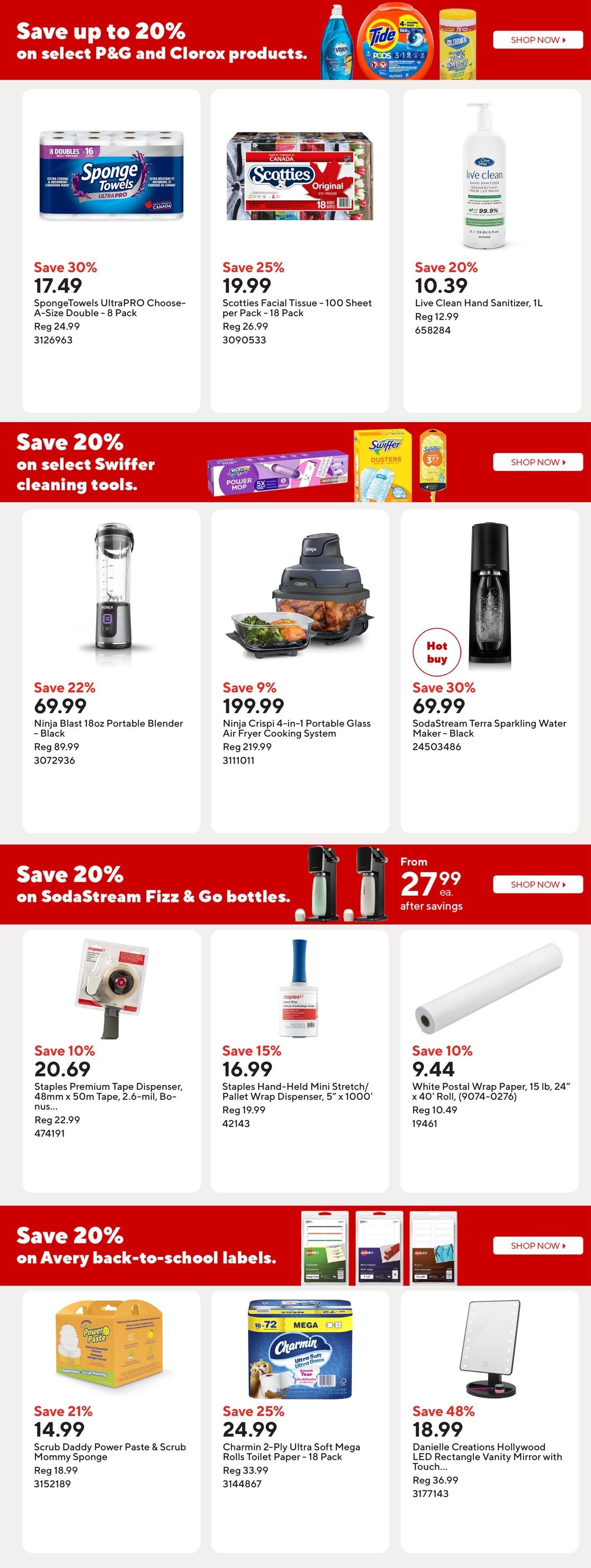 Staples Flyer July 24 to 30