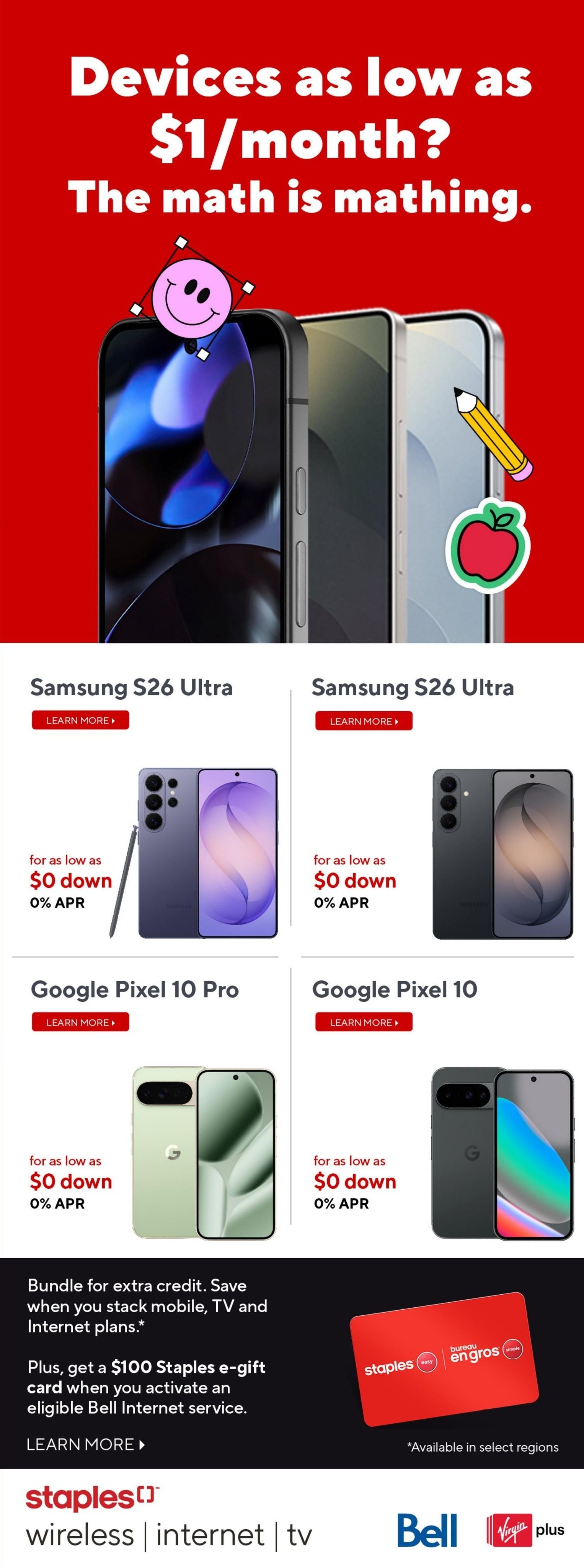 Staples Flyer July 24 to 30