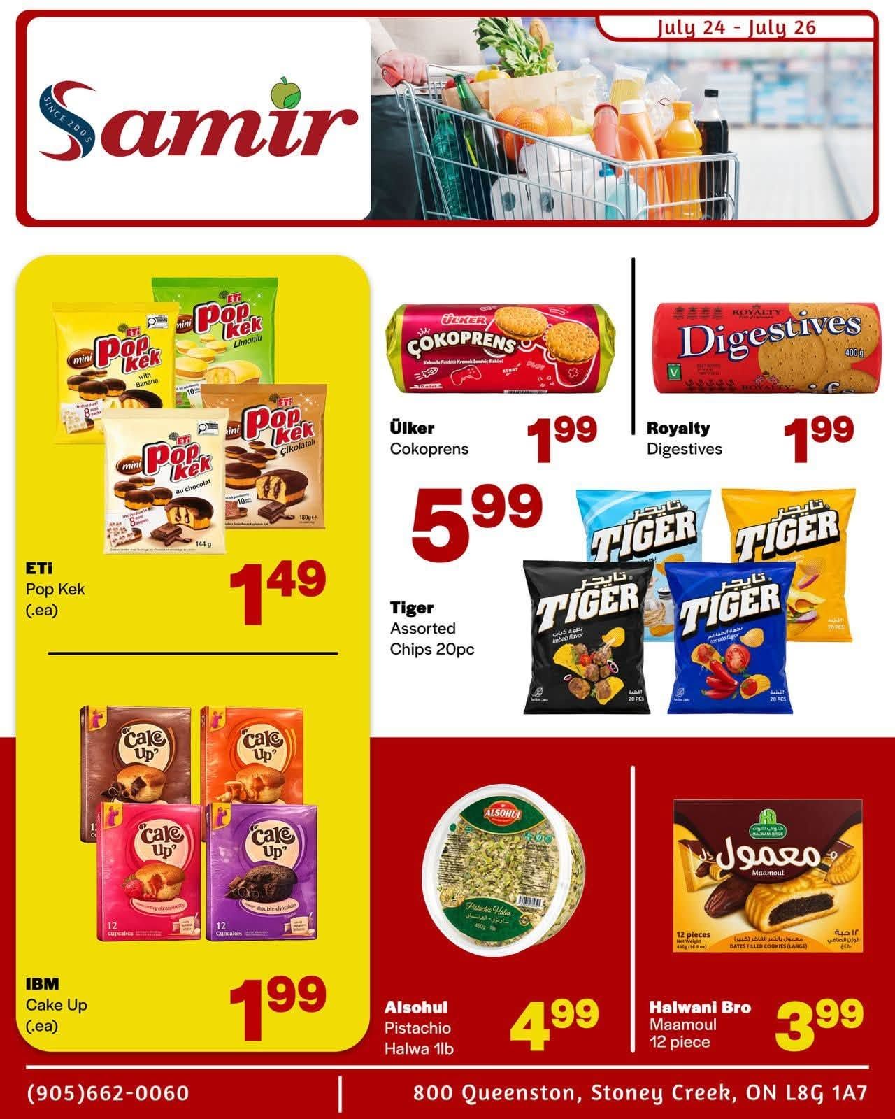 Samir Supermarket (Hamilton) Flyer July 24 to 26