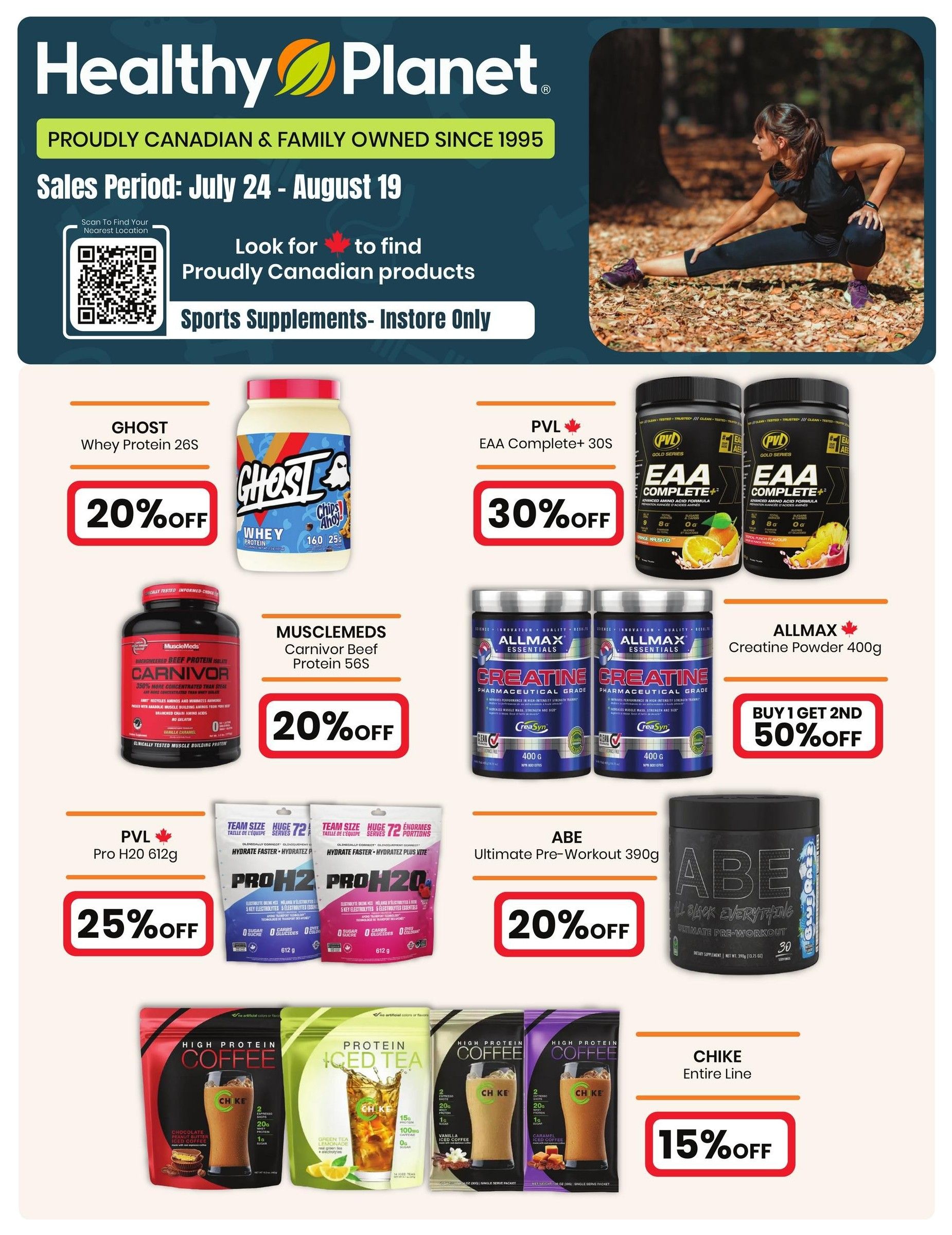Healthy Planet Flyer July 24 to August 19