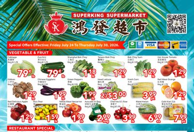 Superking Supermarket (North York) Flyer July 24 to 30