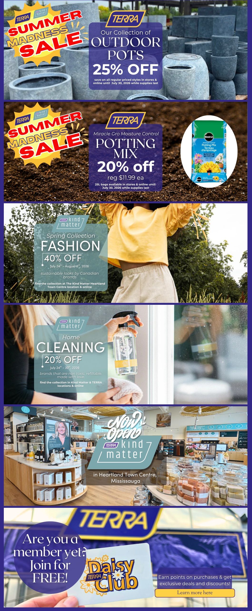 Terra Greenhouses Flyer July 24 to 30