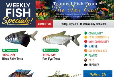 Big Al's (Edmonton) Weekly Specials July 24 to 30