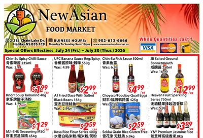 New Asian Food Market Flyer July 24 to 30