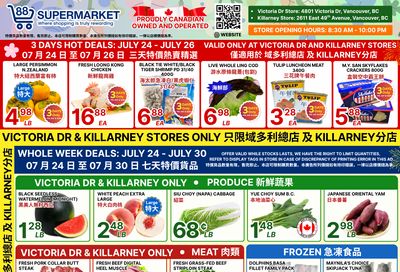 88 Supermarket Flyer July 24 to 30