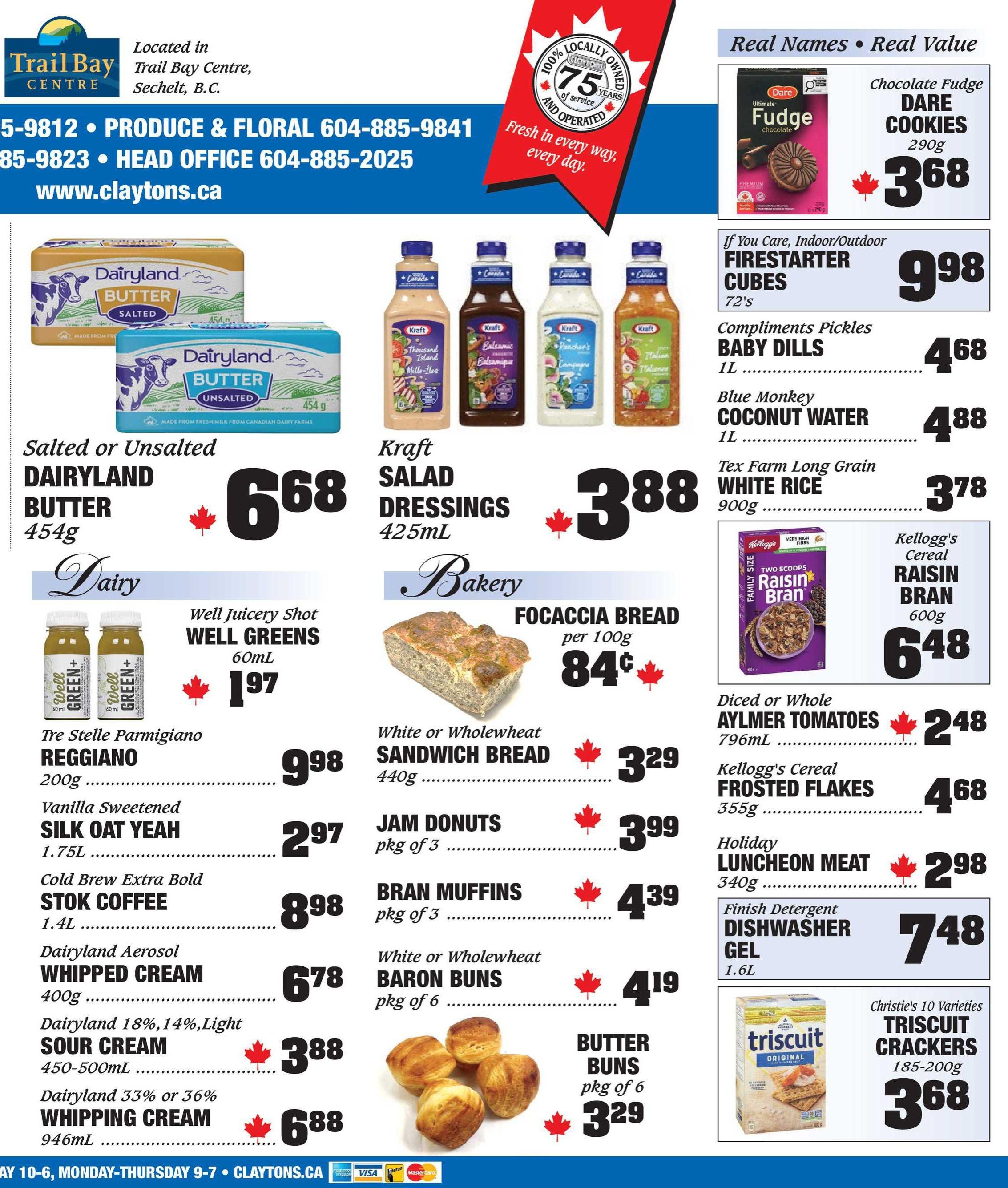Claytons Heritage Market Flyer July 24 to 30
