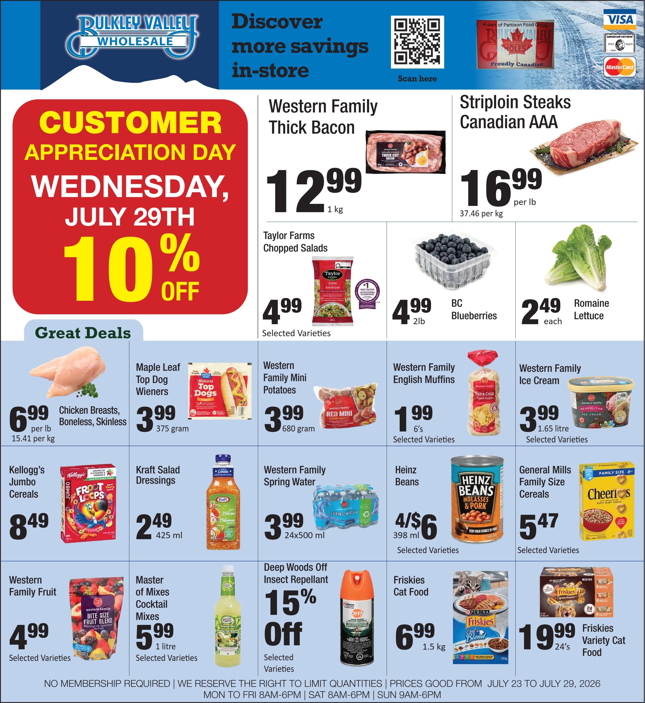 Bulkley Valley Wholesale Flyer July 23 to 29