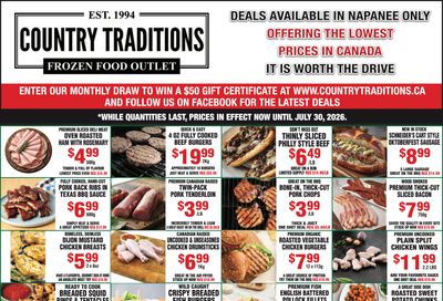 Country Traditions Flyer July 23 to 30