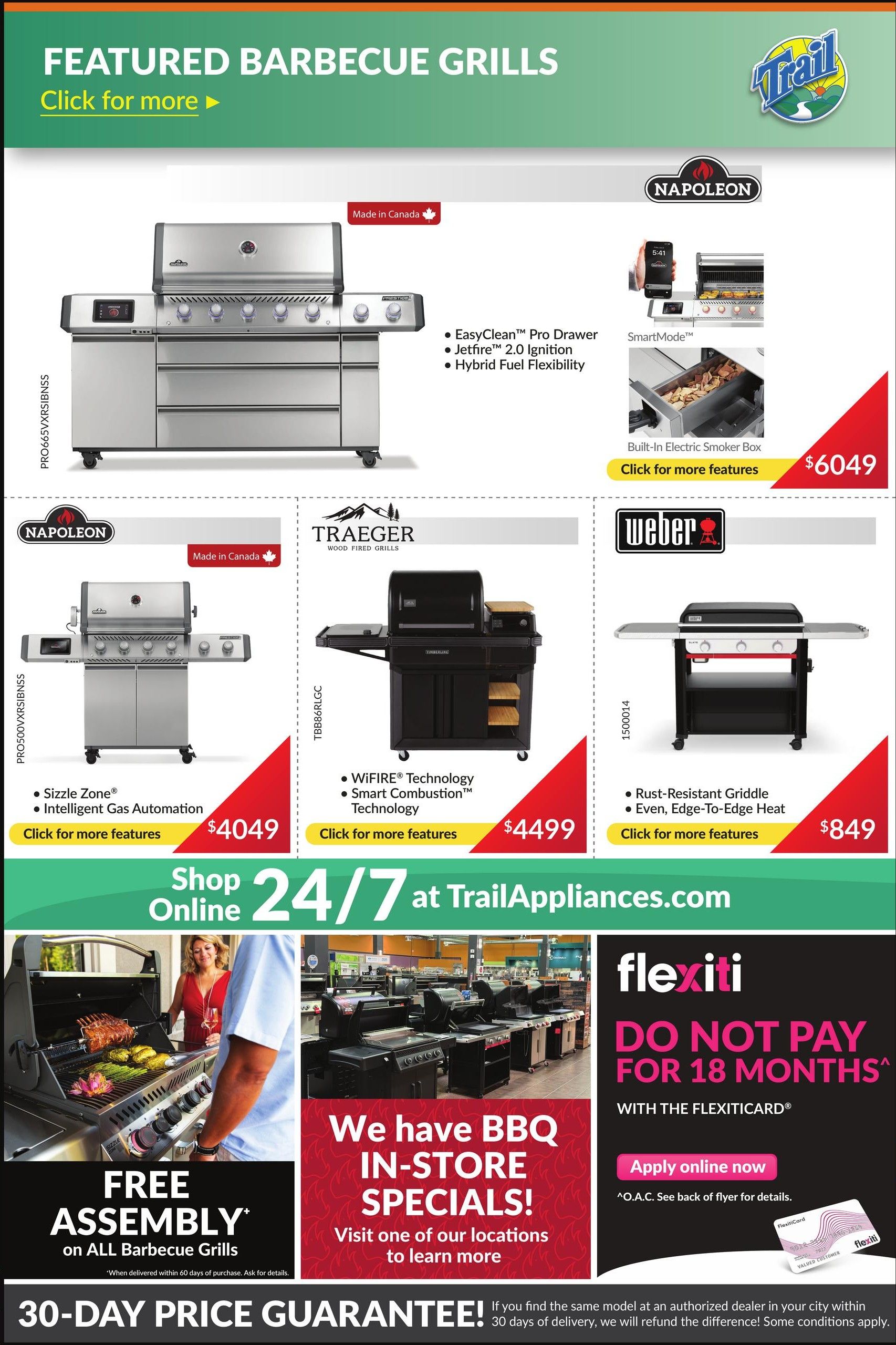 Trail Appliances (AB & SK) Flyer July 23 to 26