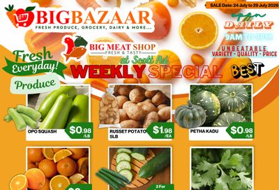 Big Bazaar Canada Flyer July 24 to 29