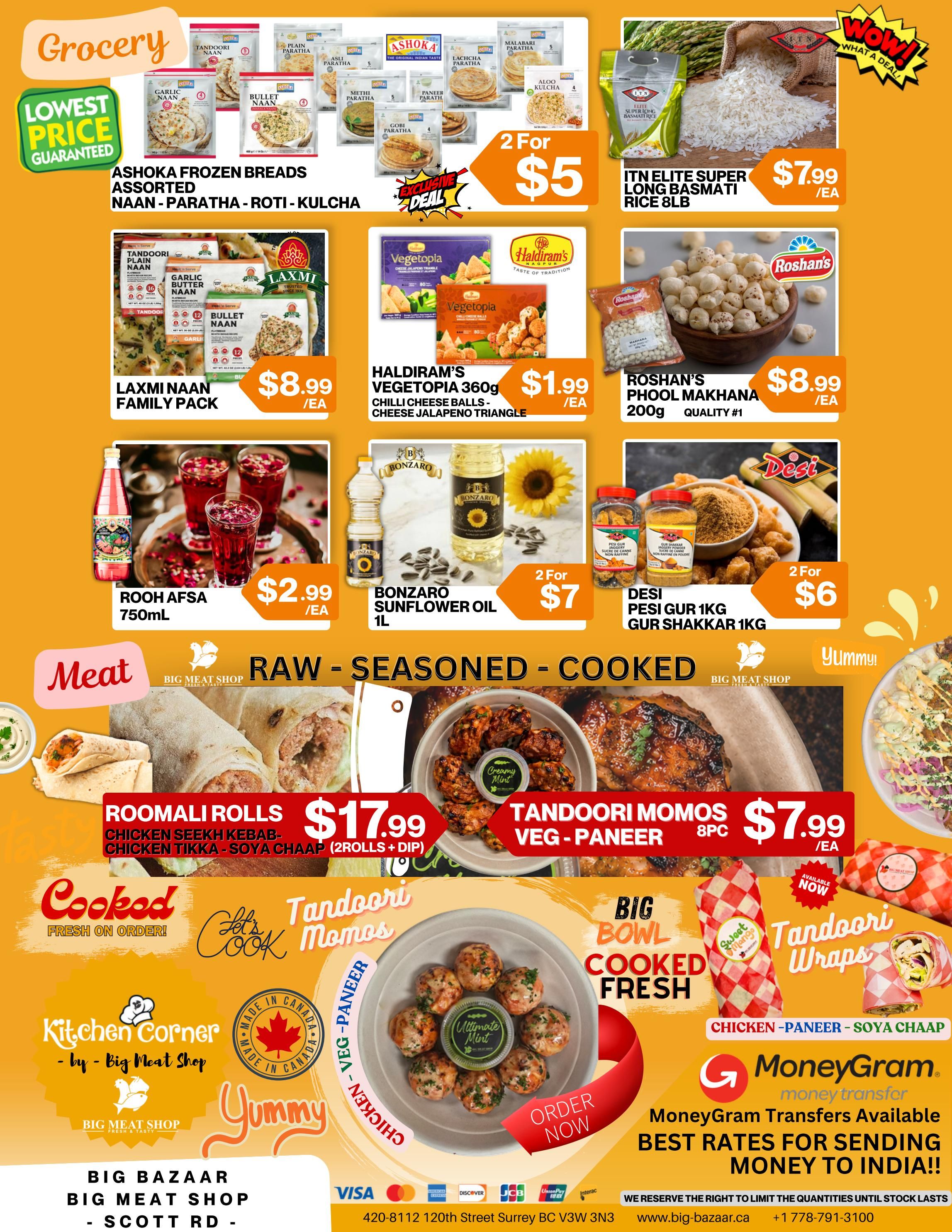 Big Bazaar Canada Flyer July 24 to 29