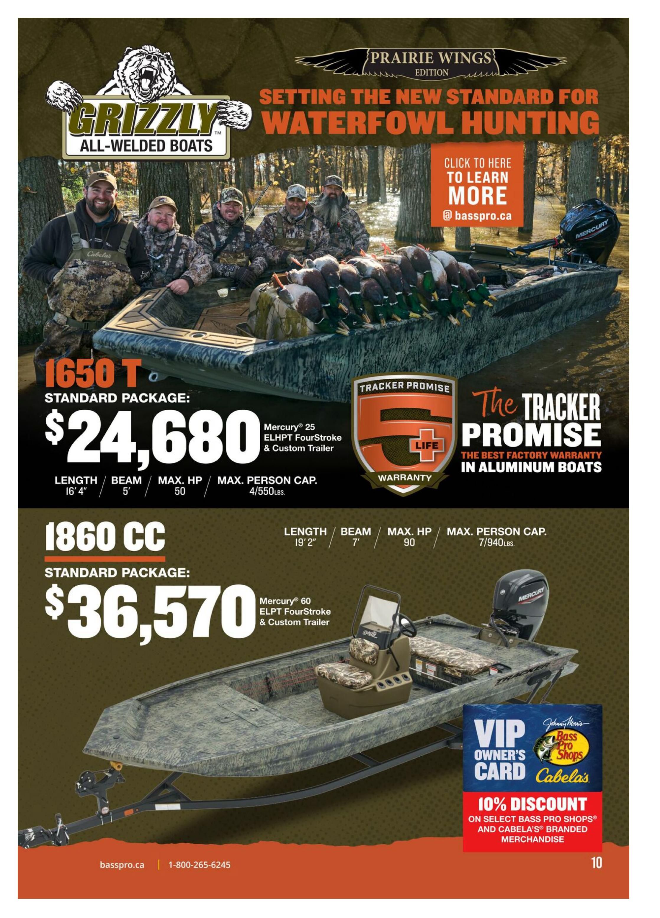 Cabela's 2026 Canada Fishing Master Catalogue July 25 to September 1