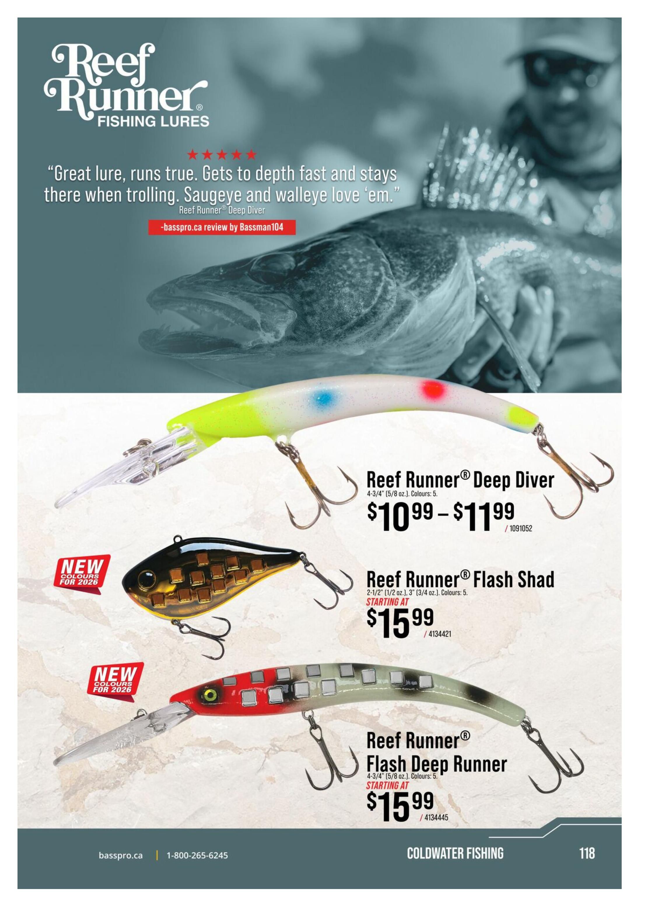 Cabela's 2026 Canada Fishing Master Catalogue July 25 to September 1